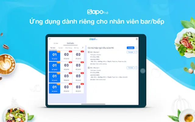 Bar bếp android App screenshot 9