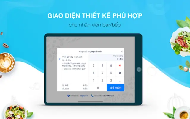 Bar bếp android App screenshot 5